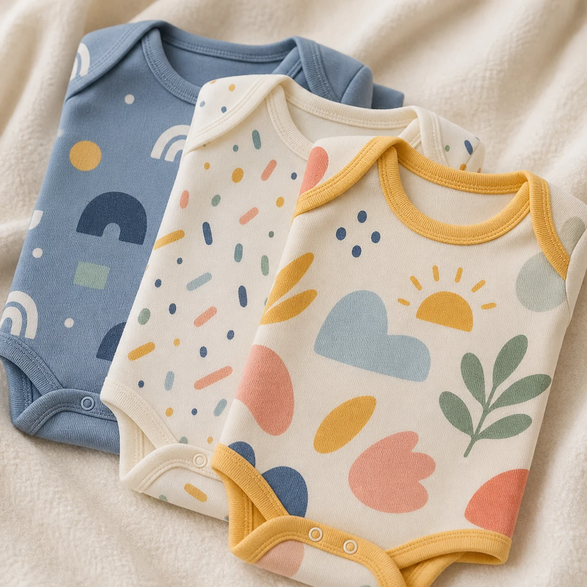 Miles & Milan Big Smile Bodysuit Set